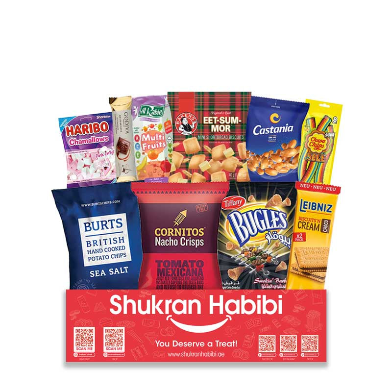 Shukran Habibi Snack Box in UAE