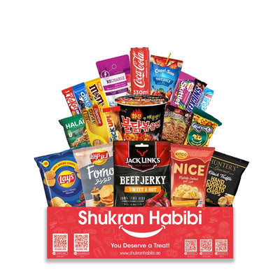 20pcs Shukran Habibi Snack Box in UAE