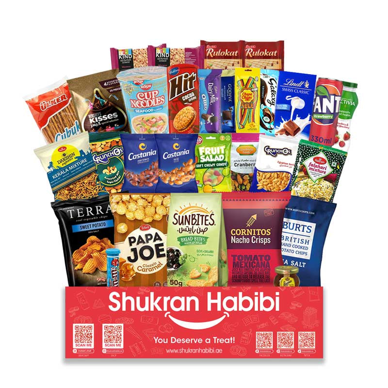 Shukran Habibi Snack Box in UAE