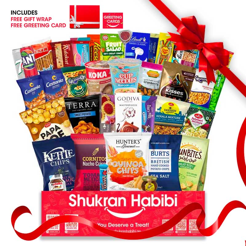 40 Pcs Shukran Habibi Snack Box 