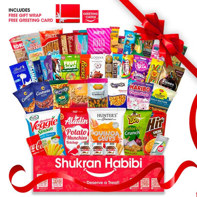 50 Pcs Shukran Habibi Snack Box 