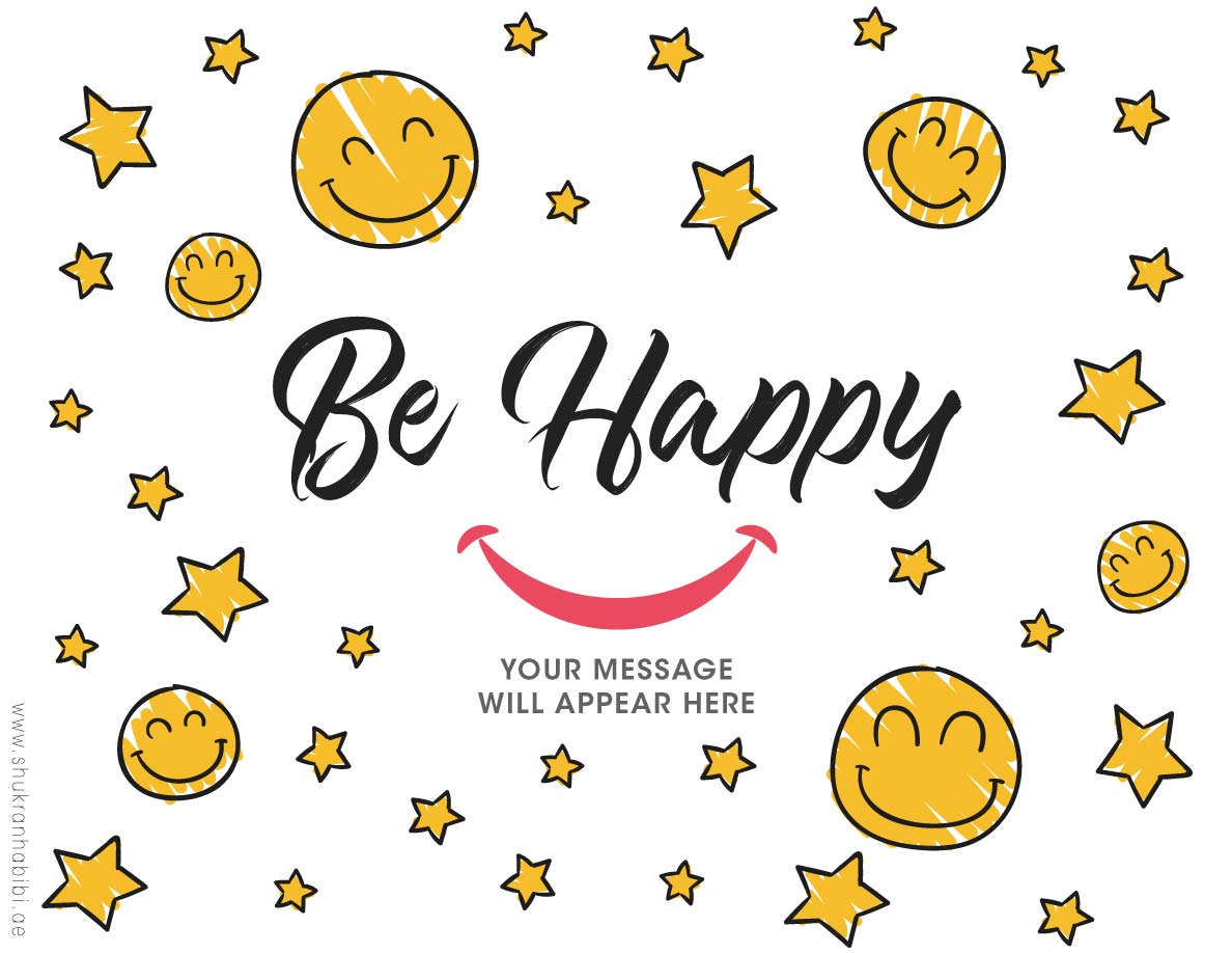 Be Happy  - Add on Item