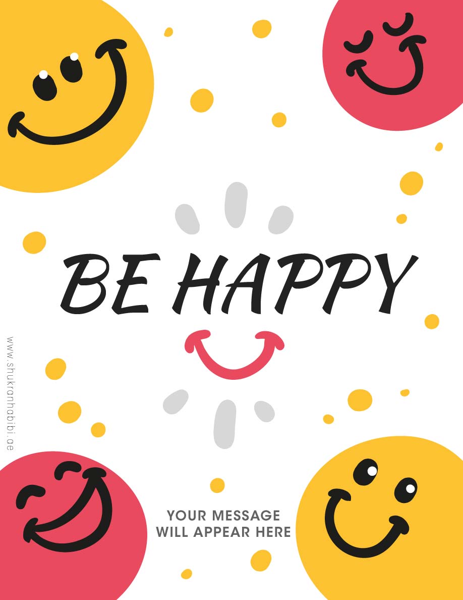 Be Happy  - Add on Item