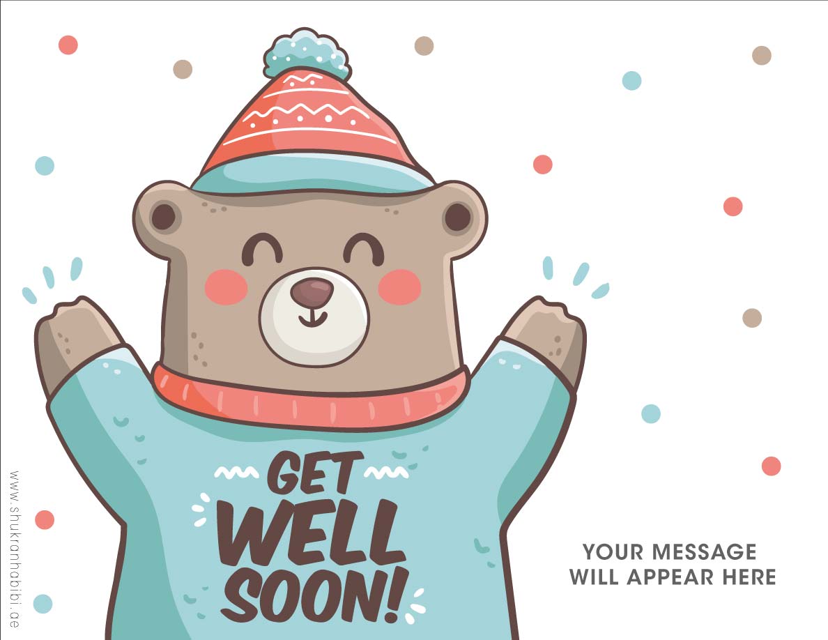 Get Well Soon Card - Add on Item