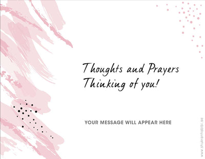 Thoughts & Prayers Card - Add on Item