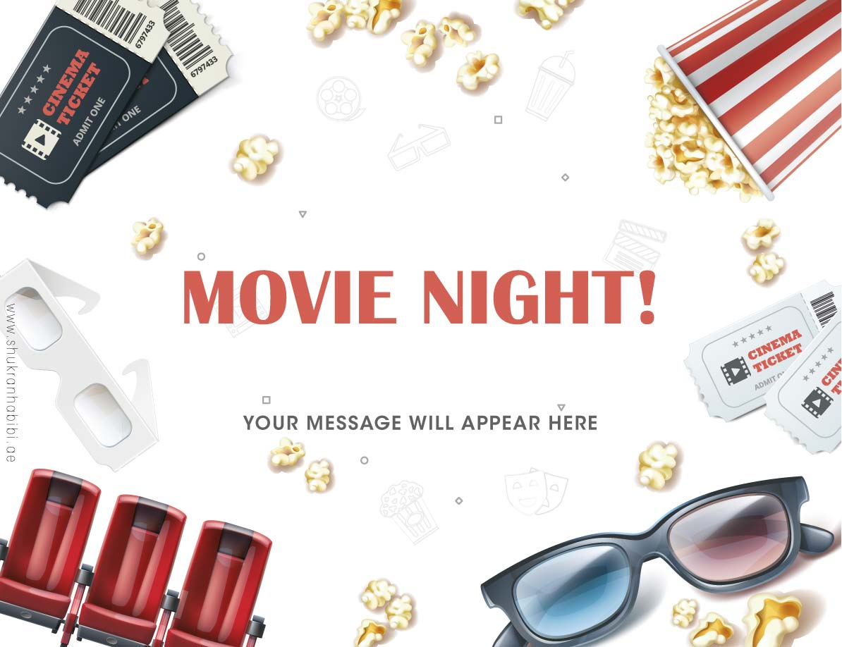 Movie Night Card - Add on Item